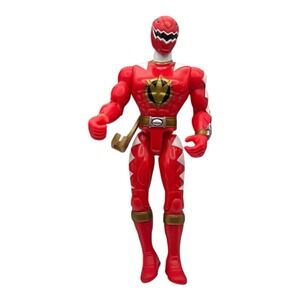 2003 Bandai Red Dino‎ Thunder Warrior Power Ranger RARE!  TALKING Figure 6"